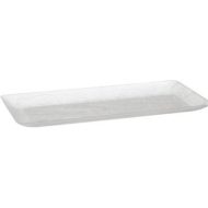 Large Wood/Clear Rectangle Serving Tray