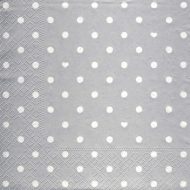 Hearts and Dots Silver
