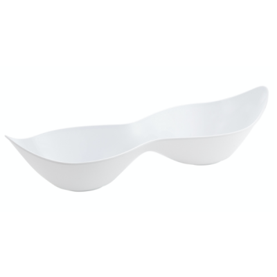 2 section boat dish – small