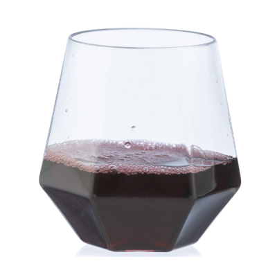12 oz. Diamond Stemless Wine Goblet