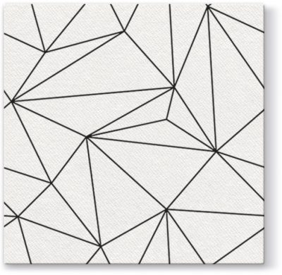 Geometric Lines White