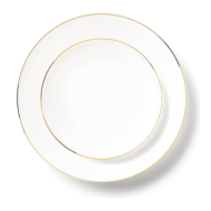 Classic Collection 10.25″ and 7.5″ Plastic Dinner and Salad/Appetizer Plates Value Set