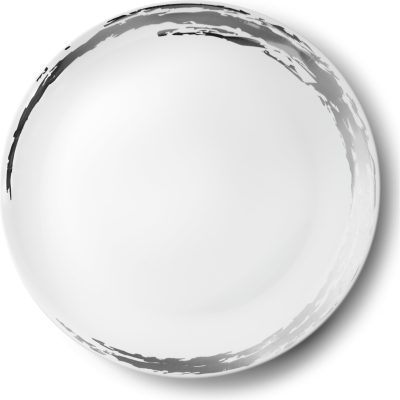 Whisk Collection Big Round Plastic Serving Tray