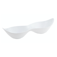 2 Section Plastic Boat Dish Small