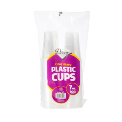 7oz Plastic Cups