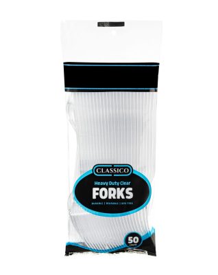 Classico Collection Heavy Duty Plastic Forks