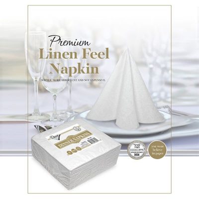 Linen feel 16×16″ 3-ply Paper Dinner Napkin