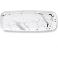 Marble Collection Oval Plastic Serving Tray