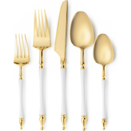 Sophisticate Collection Plastic Cutlery Set – 8 Servings